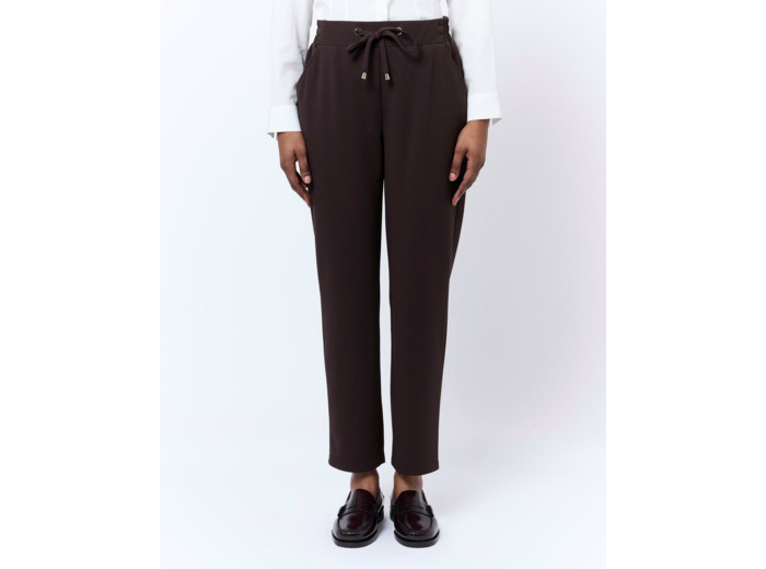 Joggpant 7/8 fuselé uni MARRON Femme