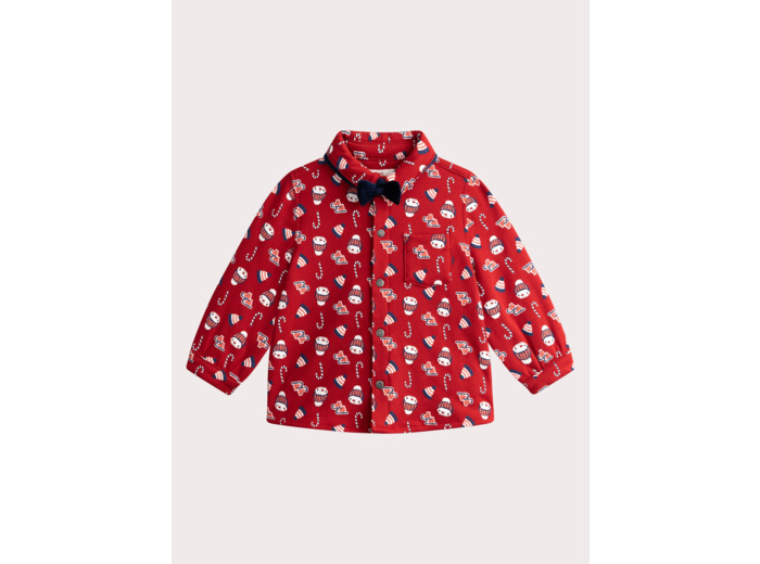 Chemise à imprimé hivernal pour bébé garçon