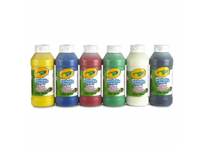 6 BOUTEILLES DE PEINTURE LAVABLES