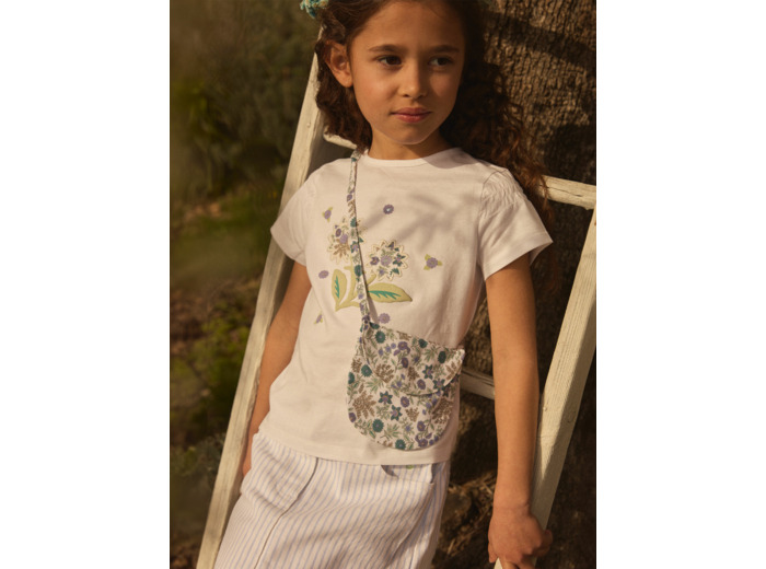 T-shirt sac à fleurs