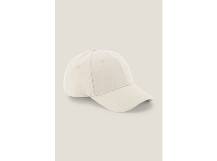 Casquette en flanelle - Beige