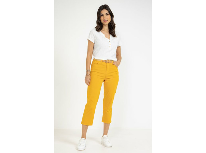 Corsaire mi-mollet avec strass