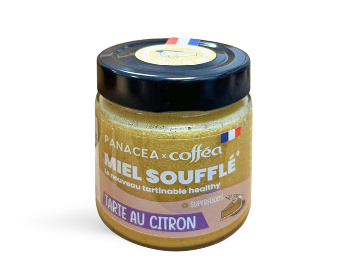 Miel soufflé tarte au citron