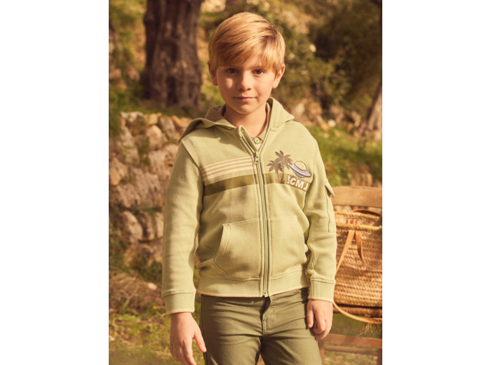 Sweat-shirt zippé Ovni