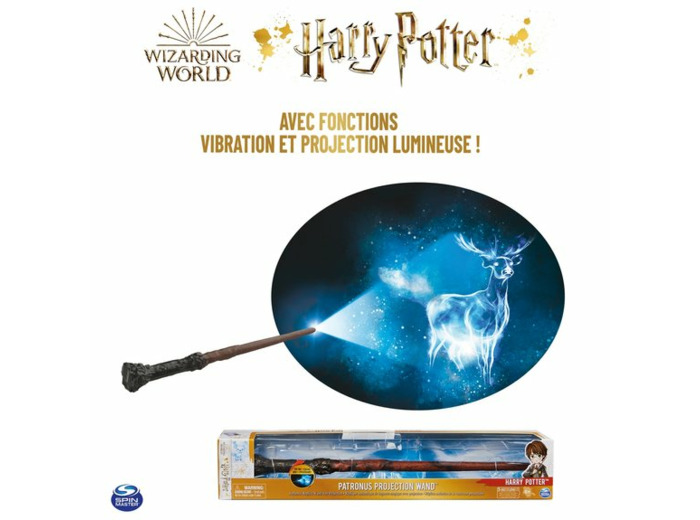 BAGUETTE MAGIQUE PROJECTION PATRONUS HARRY POTTER WIZARDING WORLD