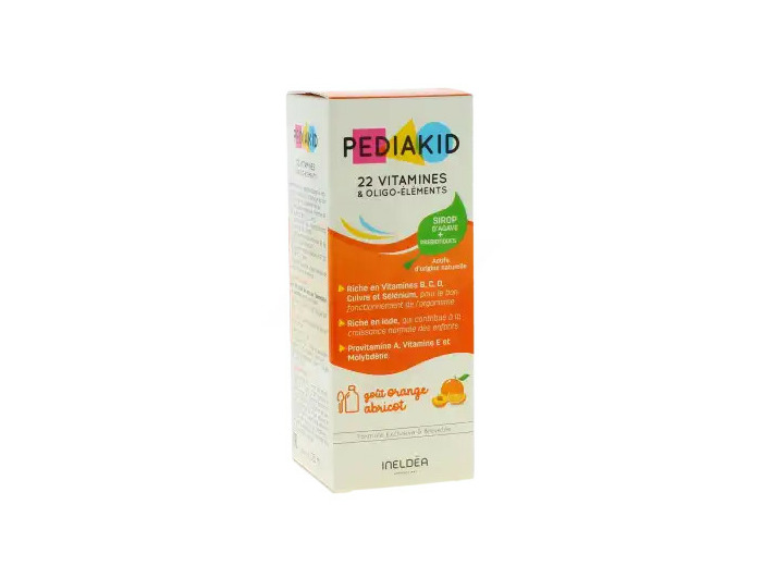 Pédiakid 22 Vitamines Et Oligo-eléments Sirop Abricot Orange 125 Ml