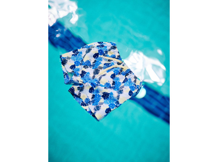 Short de plage imprimé feuilles bébé garçon