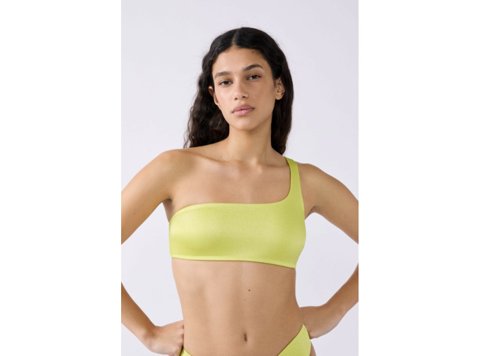 Brassière asymétrique haut de maillot de bain,Brassière asymétrique haut de maillot de bain;${refinementColor}