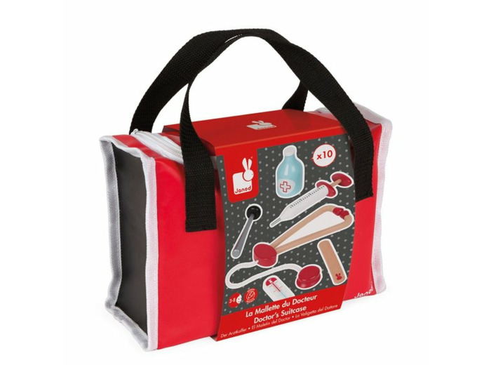 MALLETTE DU DOCTEUR EN BOIS