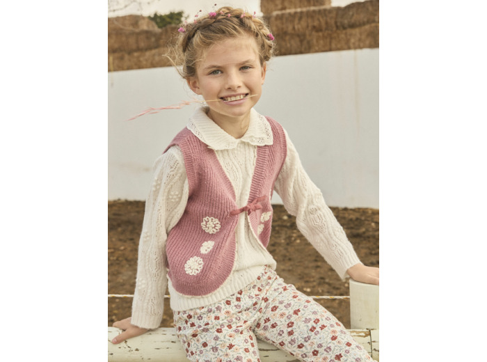 Pull maille ajourée