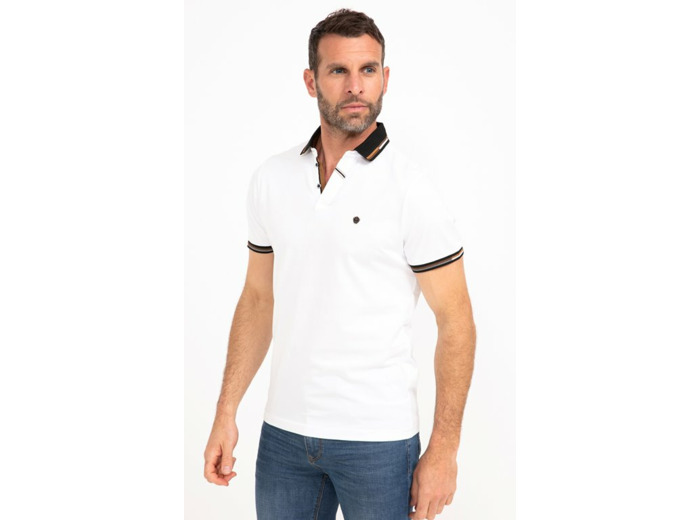 Polo manches courtes Brique