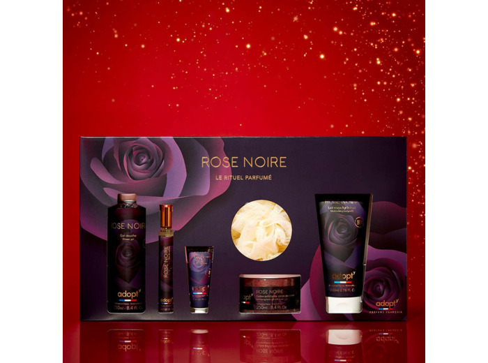 Coffret maxi eau de parfum Rose Noire 30 ml + gel