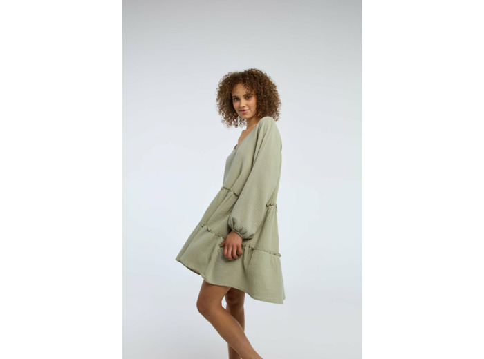 Robe mini ample et ajustée