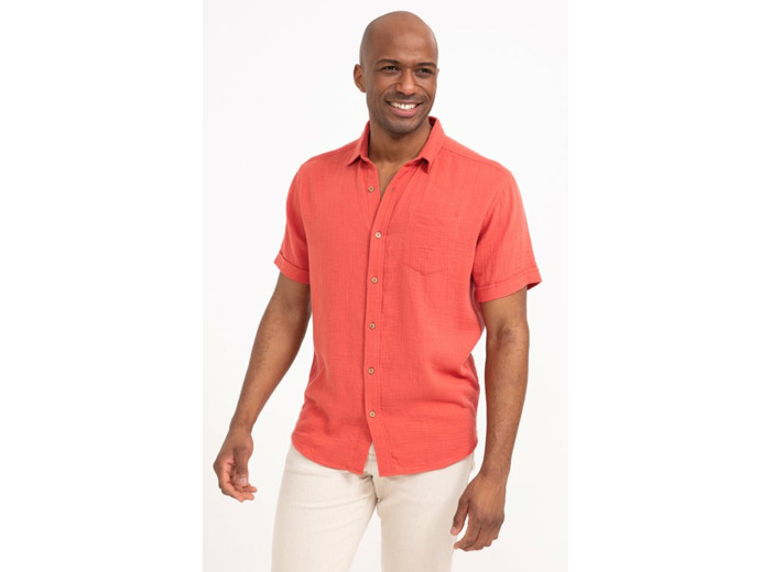 Chemise manches courtes Double Gaze