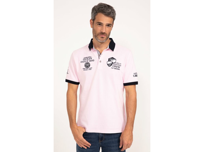 Polo manches courtes Pink