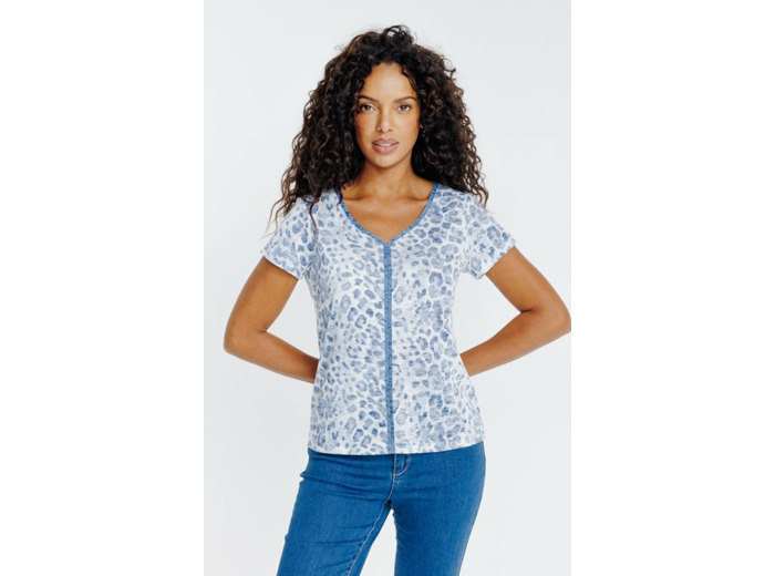 Tee-shirt imprimé manches courtes