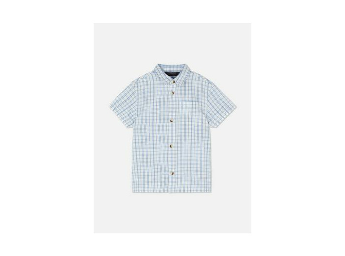 Chemise boutonnée à carreaux