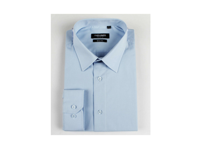 Chemise Bleu Ciel coupe slim