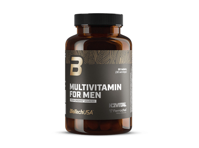 Multivitamin For Men from organic sources - 60 comprimés