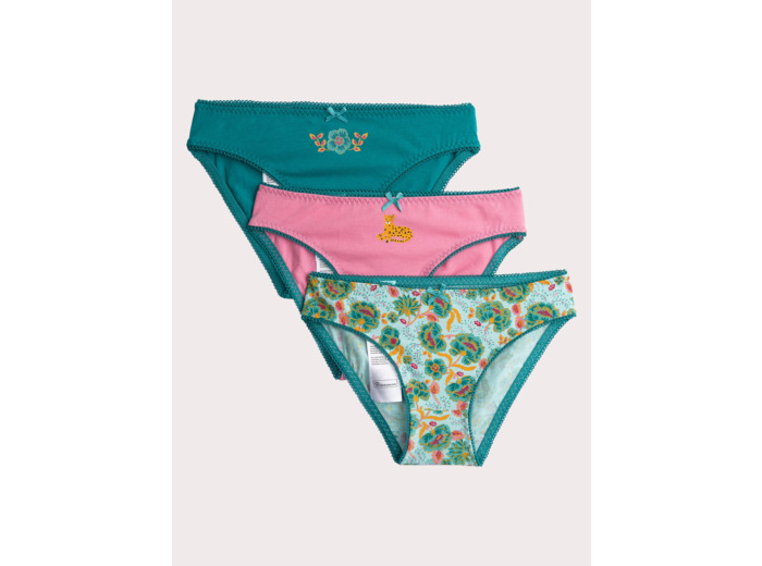 Lot de 3 culottes imprimées pour fille