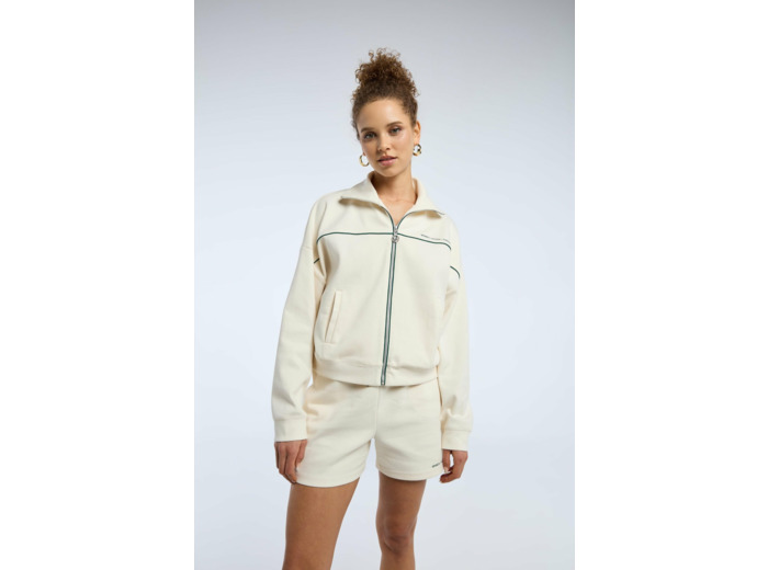 Veste sweat avec œillets