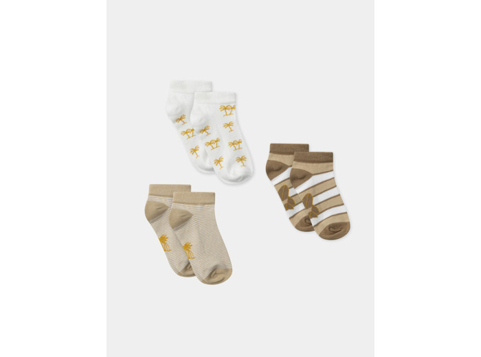 Lot de 3 chaussettes basses