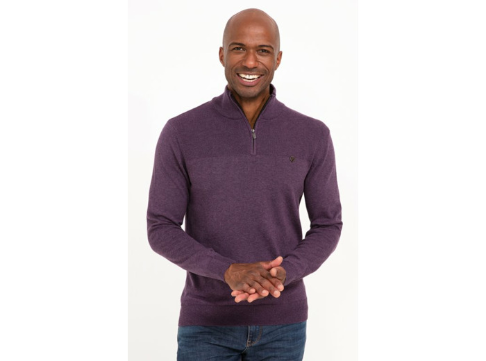 Pull Col Montant Zippé