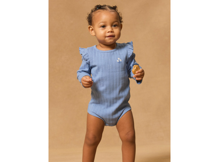 Body à manches  longues volants