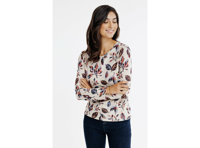 T-Shirt Manches Longues Col Rond