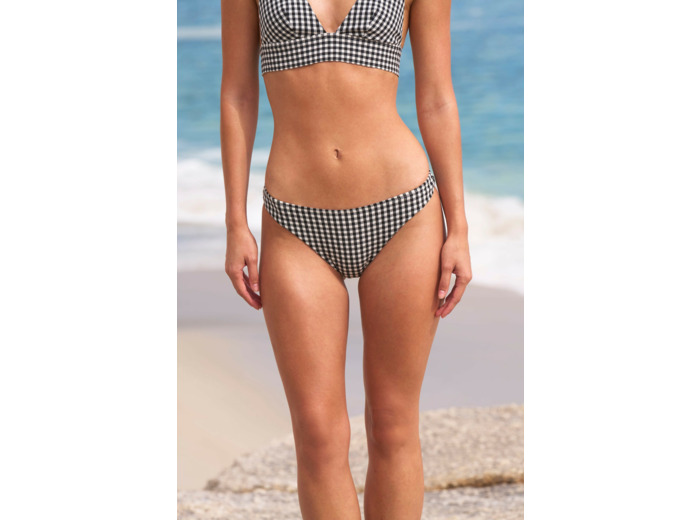 Culotte bikini bas de maillot à carreaux,Culotte bikini bas de maillot à carreaux;${refinementColor}
