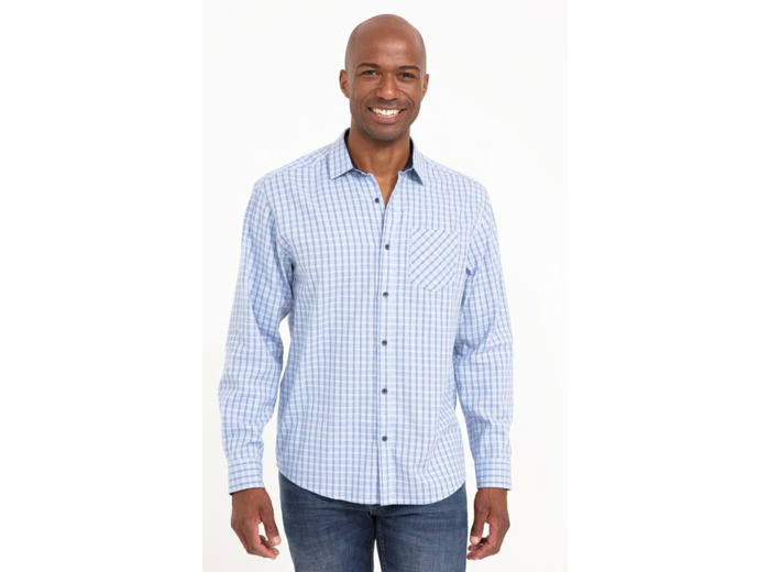 Chemise Manches Longues À Carreaux