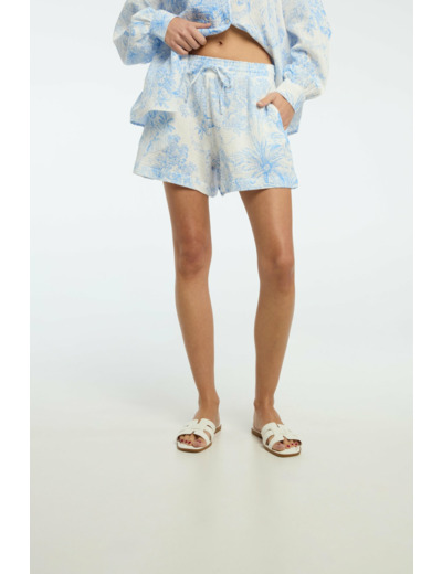 Top tissé à bretelles réglables