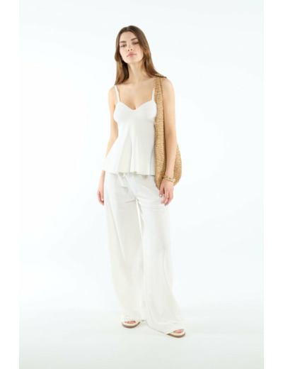 Pantalon en tissu